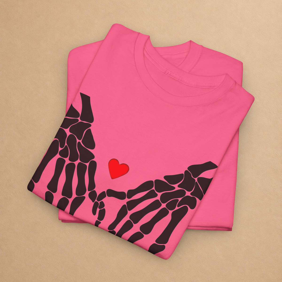 Skeleton Pinky Promise Graphic Tee | Love Never Dies T-Shirt