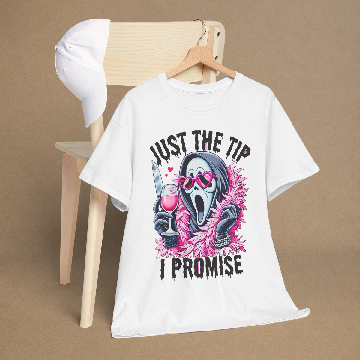 Just The Tip I Promise Graphic Tee | Horror T-Shirt
