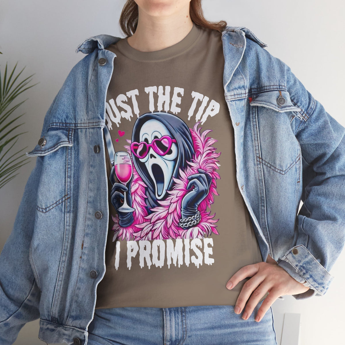 Just The Tip I Promise Graphic Tee | Horror T-Shirt
