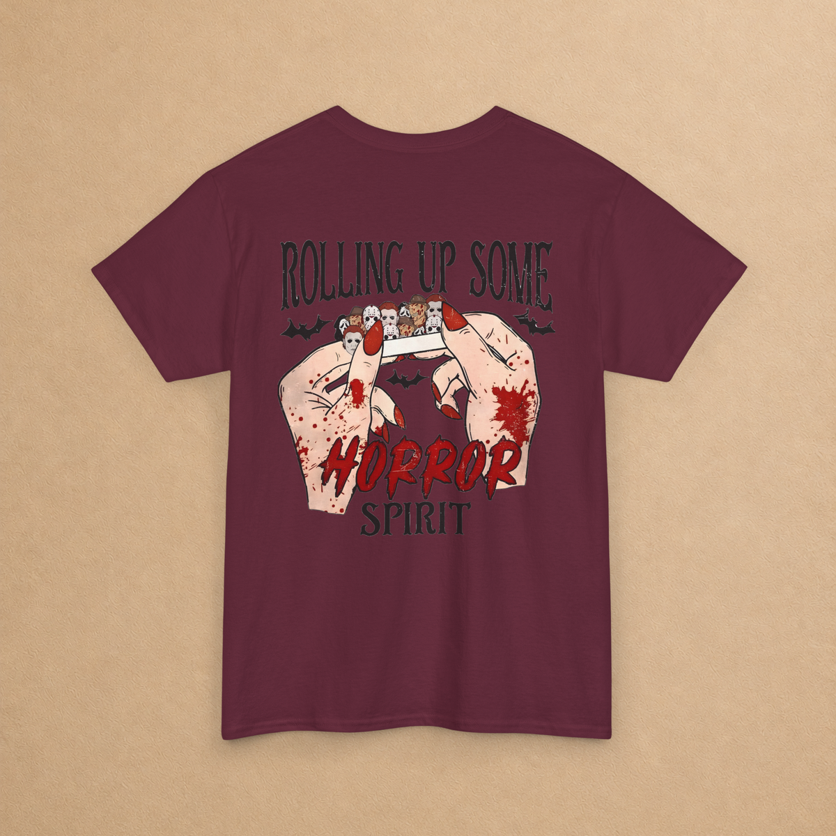 Rolling Up Some Horror Spirit Graphic Tee