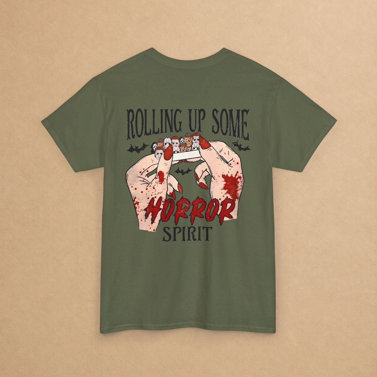 Rolling Up Some Horror Spirit Graphic Tee
