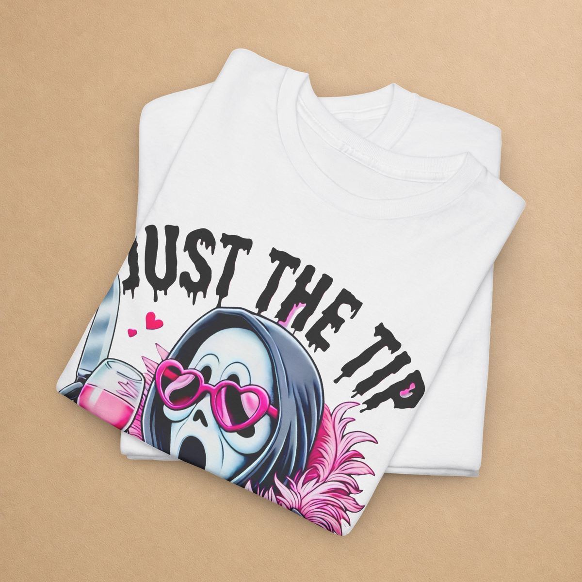 Just The Tip I Promise Graphic Tee | Horror T-Shirt