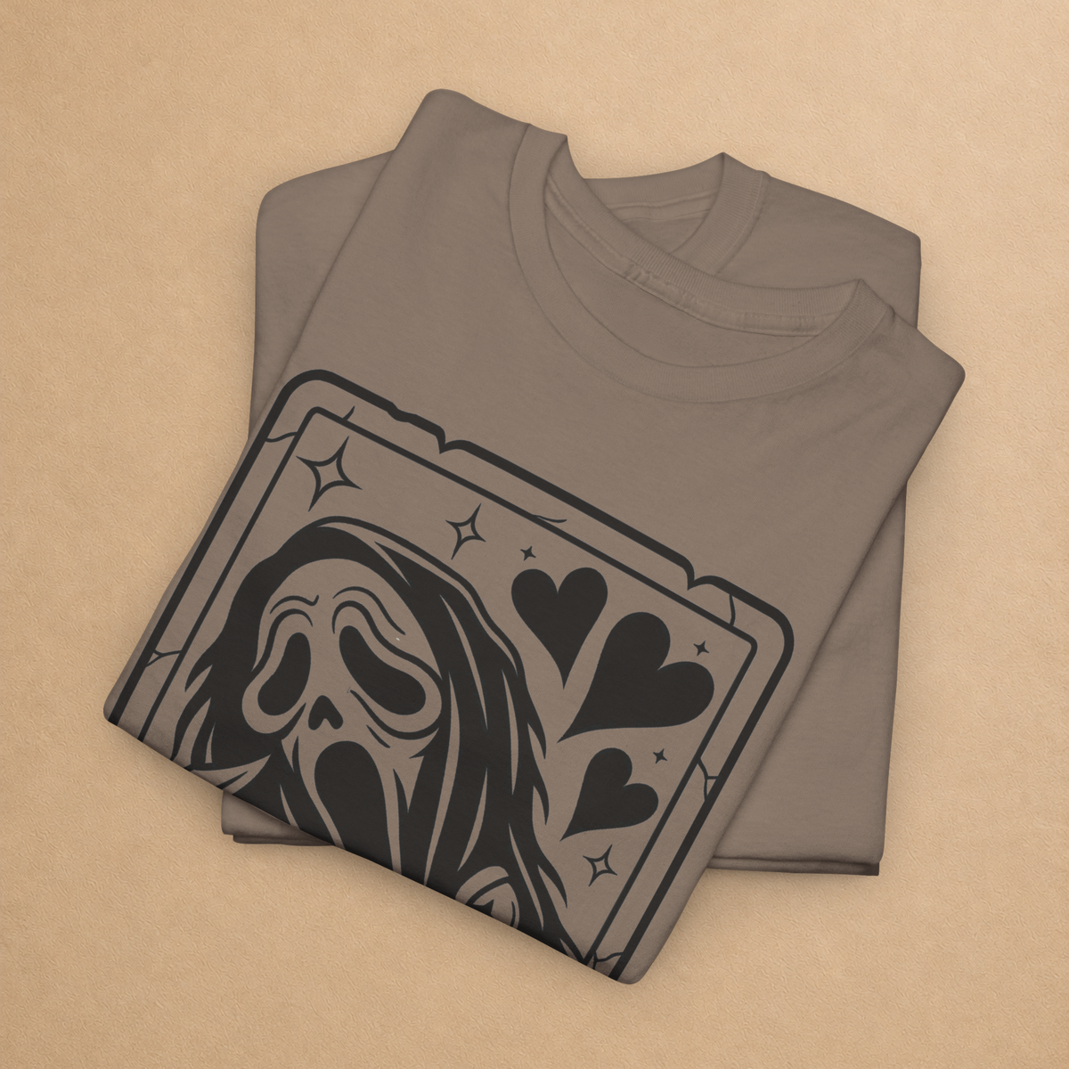 Till Death Horror Tarot Graphic Tee | Spooky Halloween Shirt
