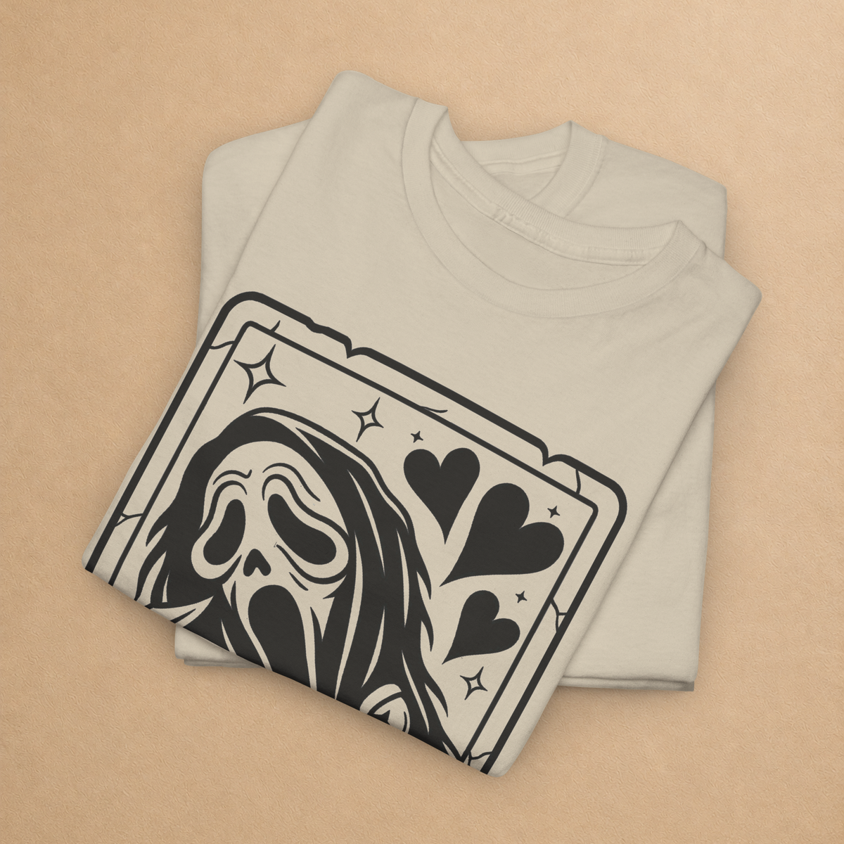 Till Death Horror Tarot Graphic Tee | Spooky Halloween Shirt