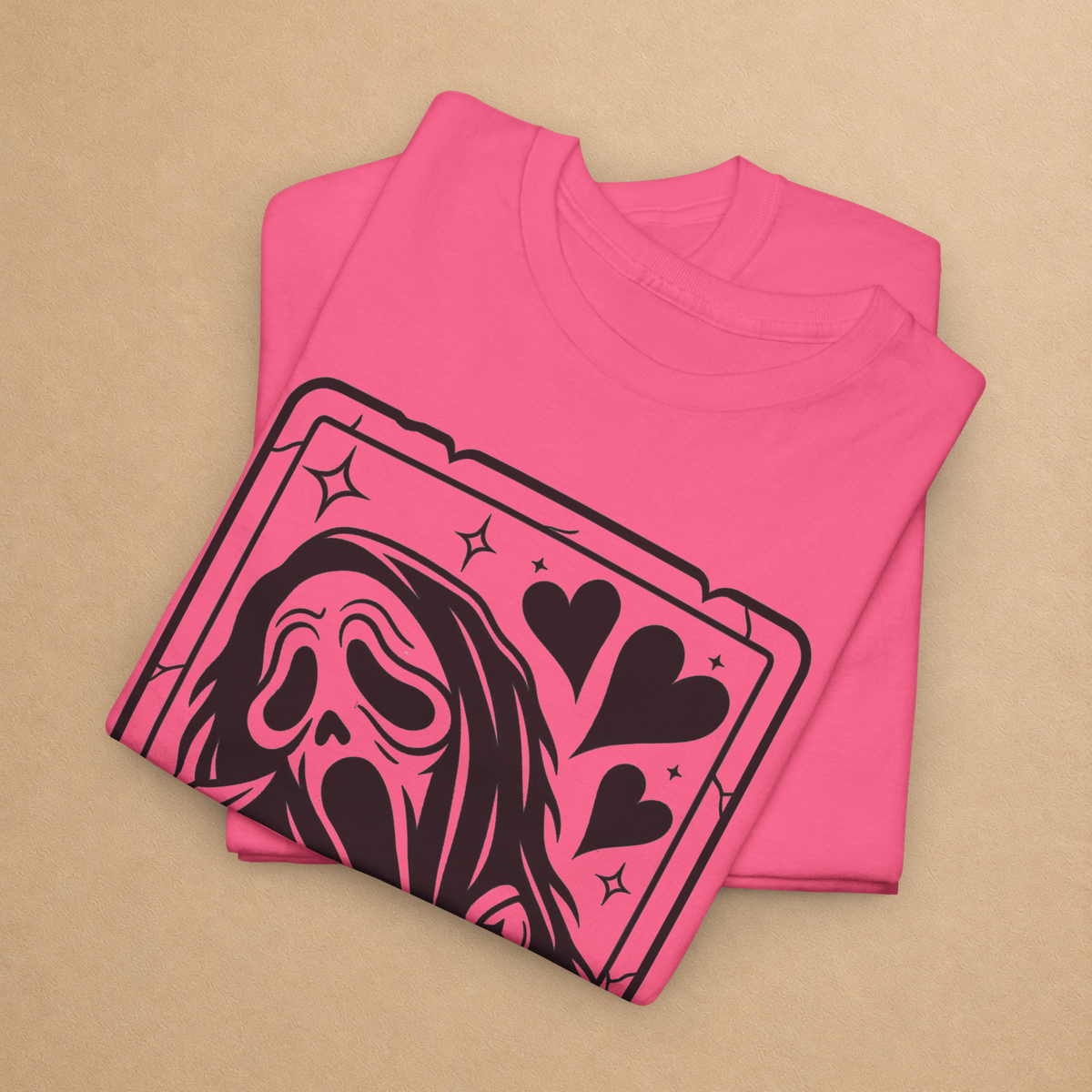 Till Death Horror Tarot Graphic Tee | Spooky Halloween Shirt