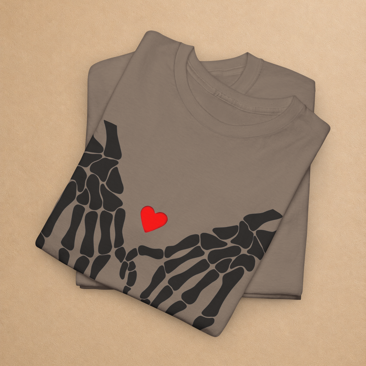 Skeleton Pinky Promise Graphic Tee | Love Never Dies T-Shirt