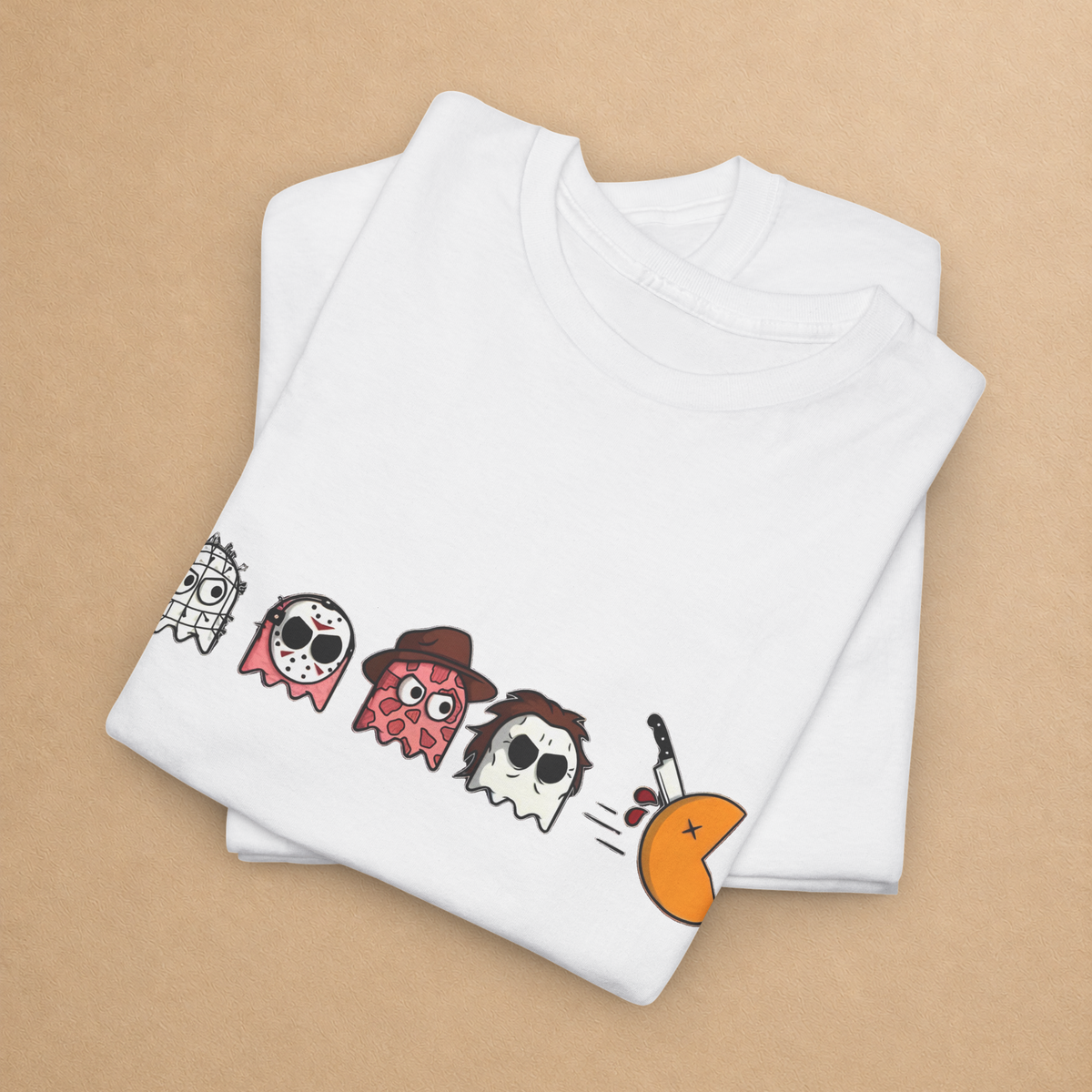 Retro Horror Ghost Graphic Tee