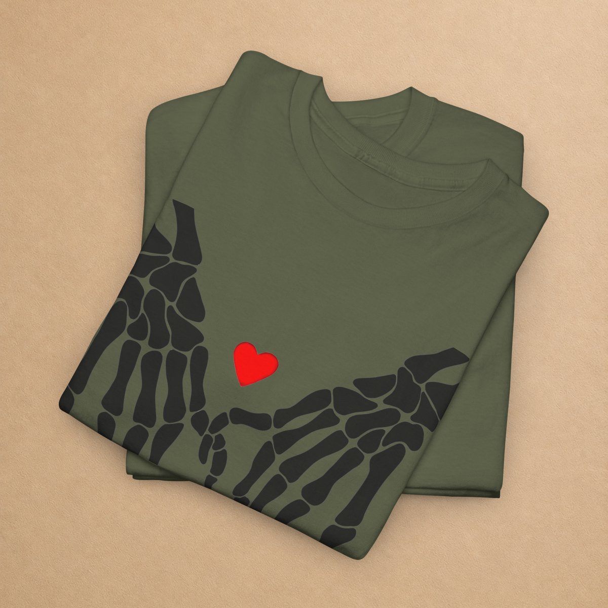 Skeleton Pinky Promise Graphic Tee | Love Never Dies T-Shirt