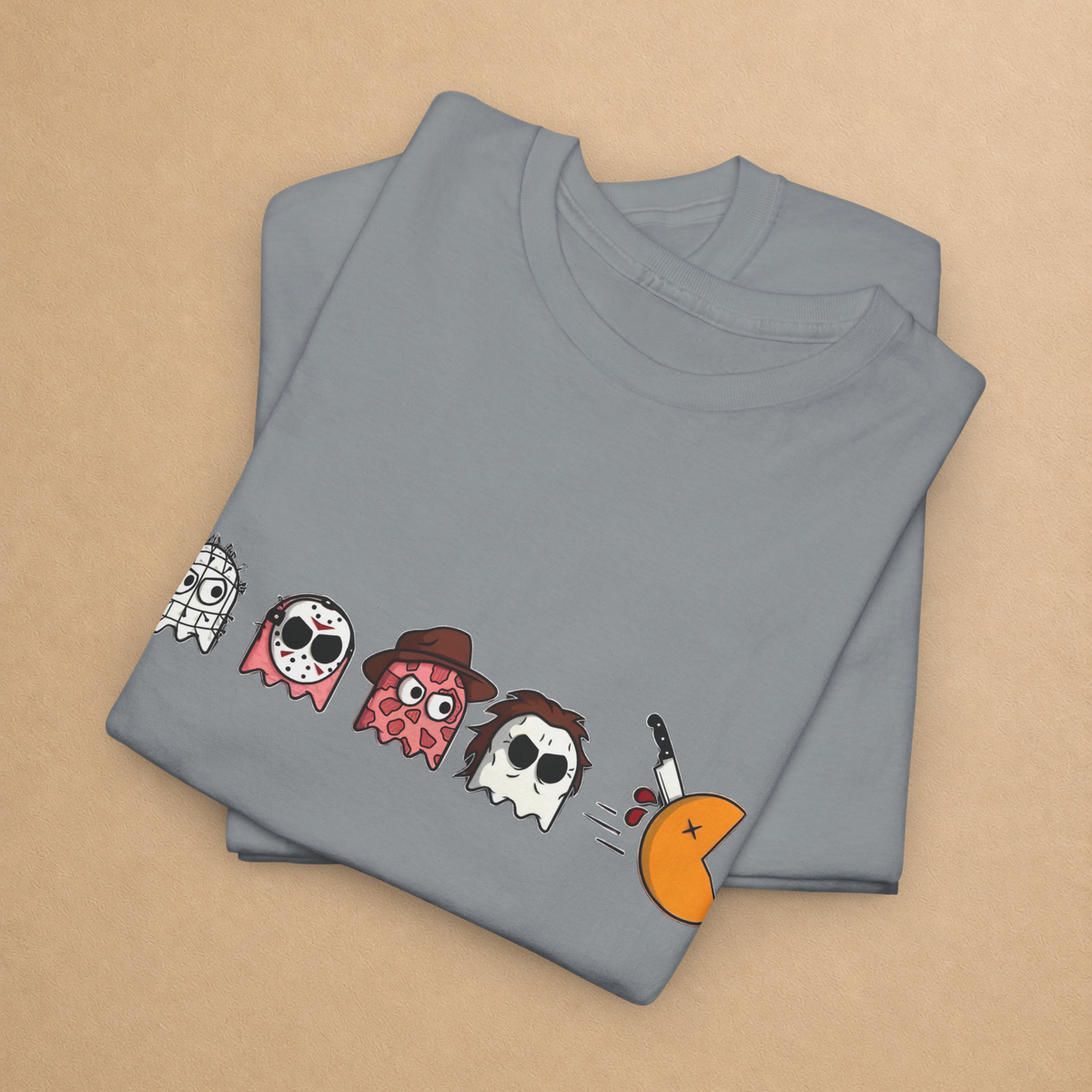 Retro Horror Ghost Graphic Tee