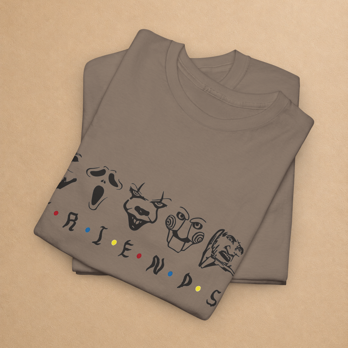 Spooky Friends Horror Graphic Tee