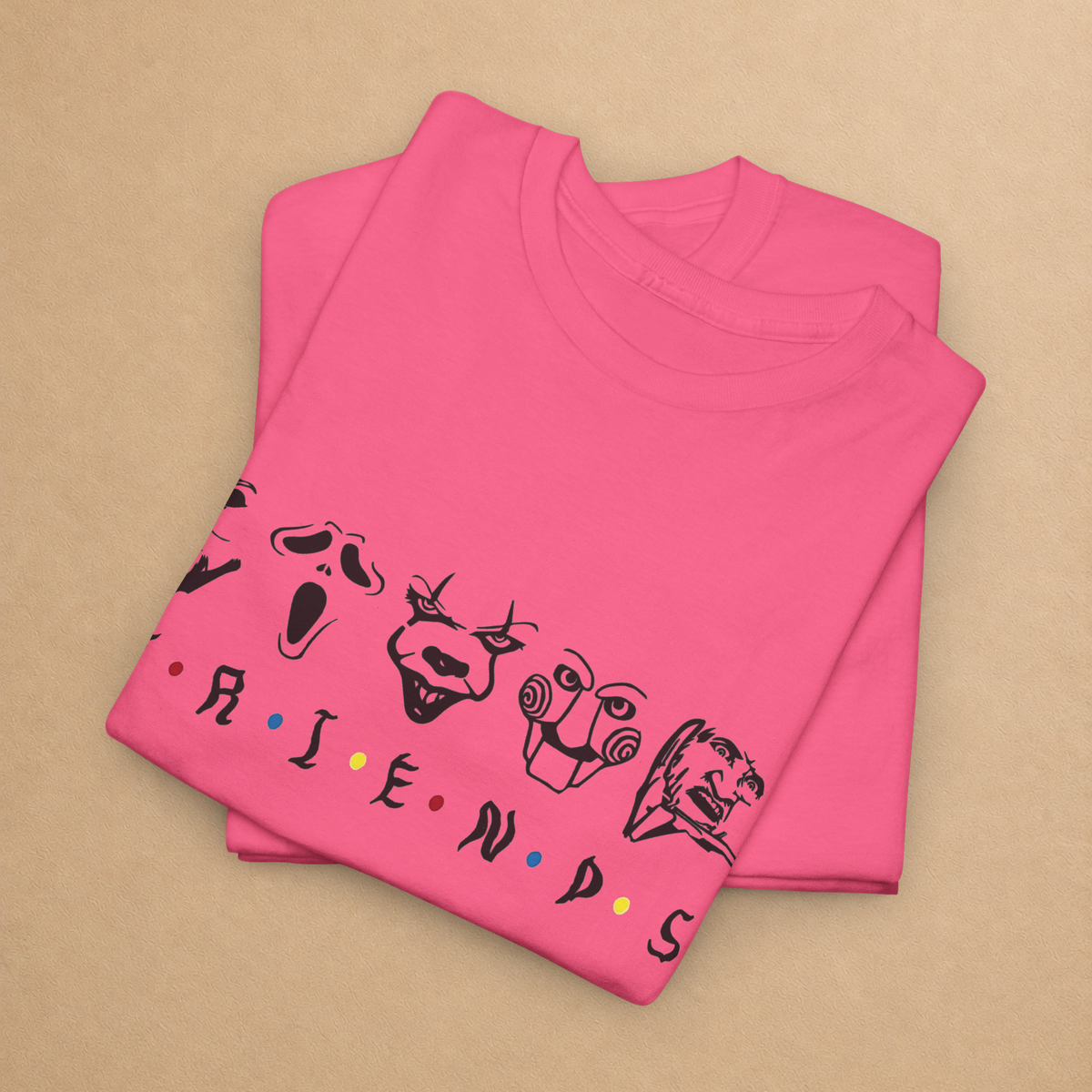 Spooky Friends Horror Graphic Tee