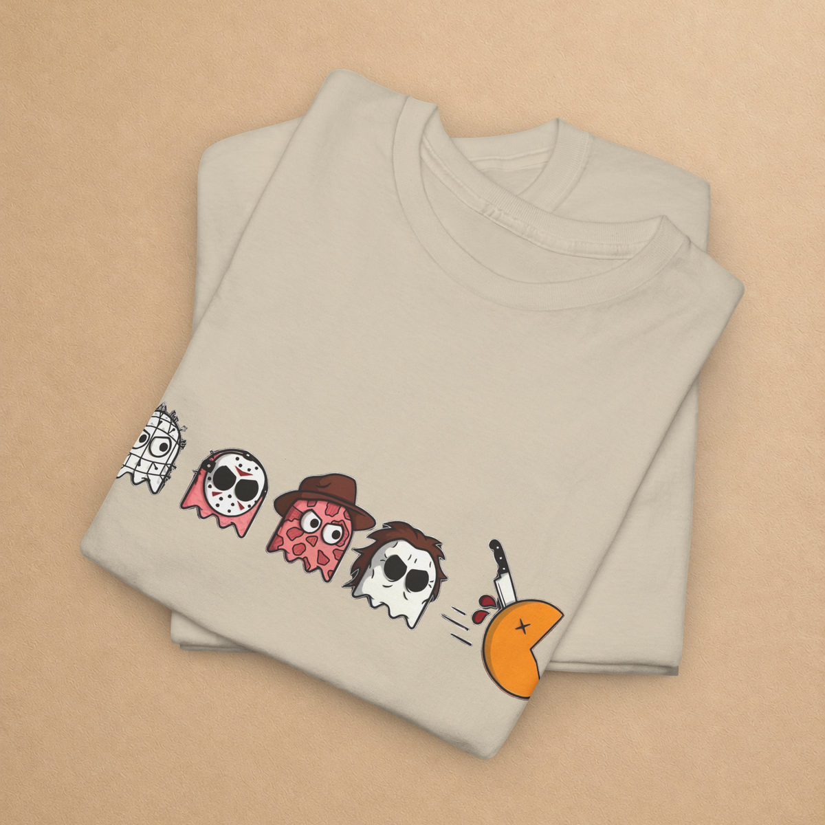 Retro Horror Ghost Graphic Tee