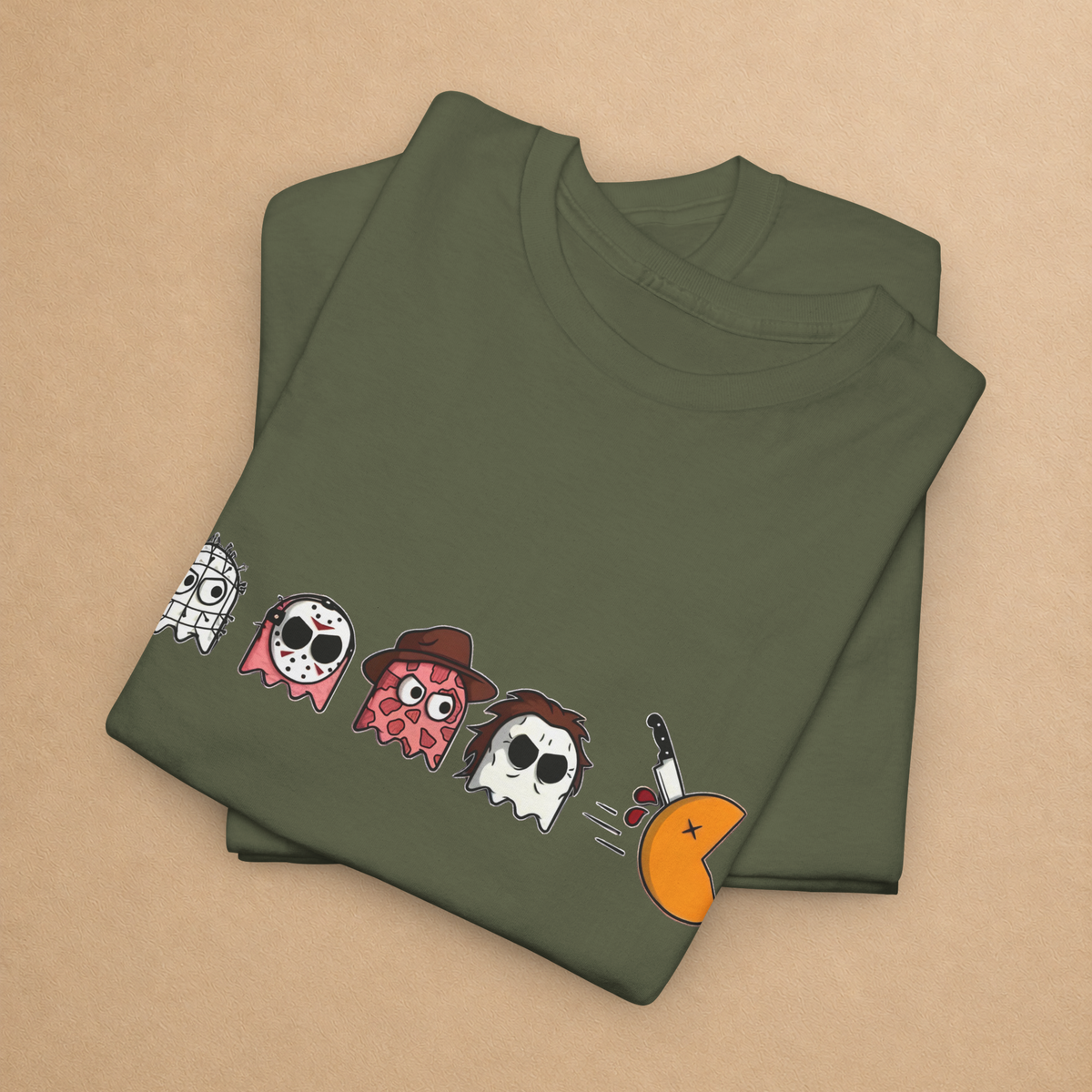 Retro Horror Ghost Graphic Tee