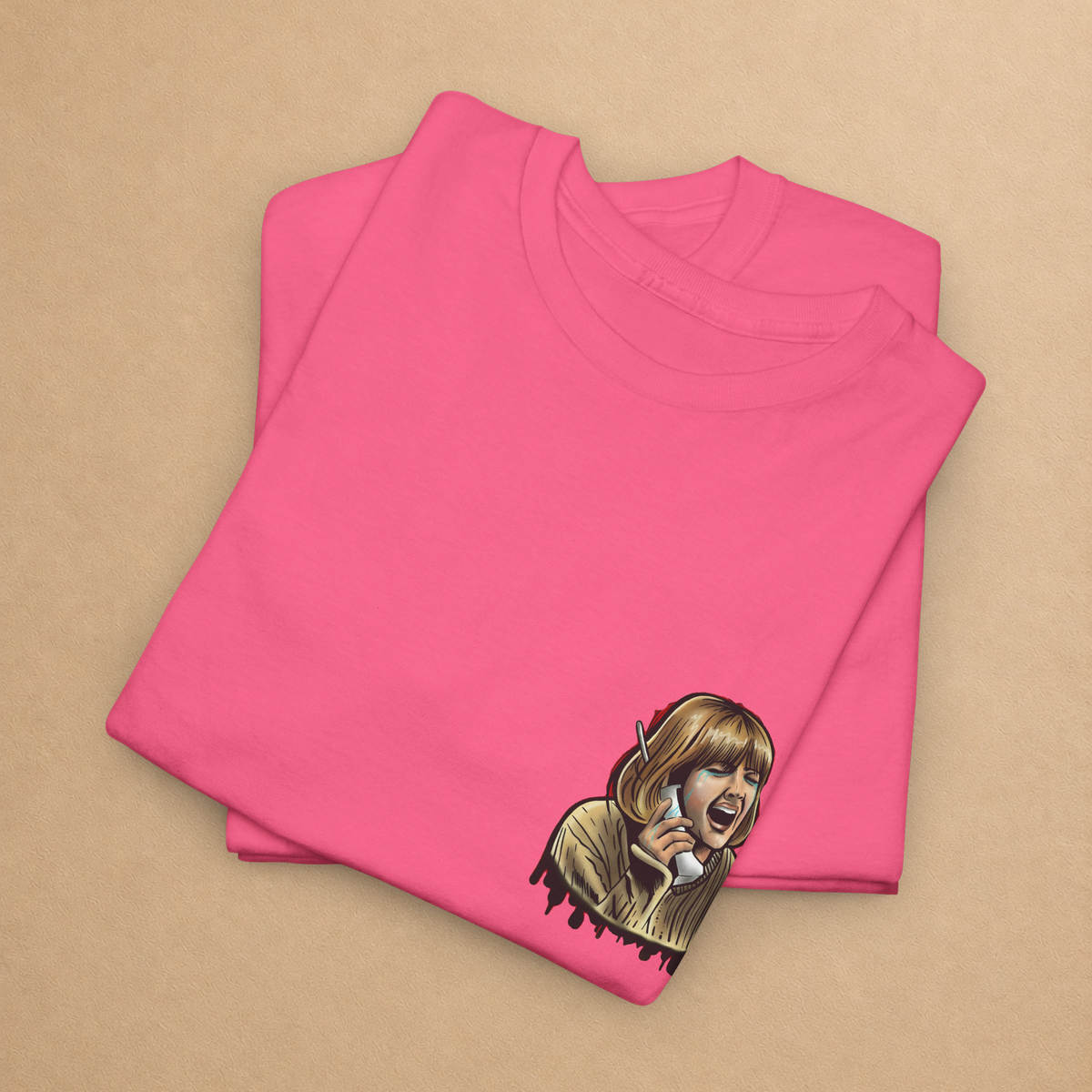 Scream Night Horror Graphic Tee | Front & Back T-Shirt