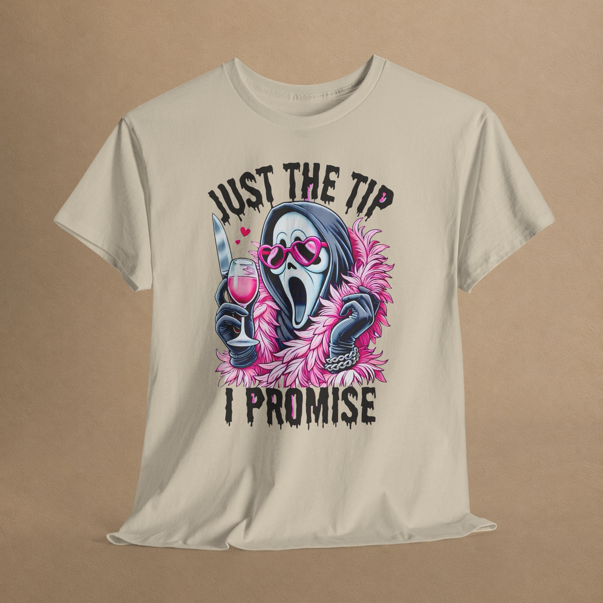 Just The Tip I Promise Graphic Tee | Horror T-Shirt