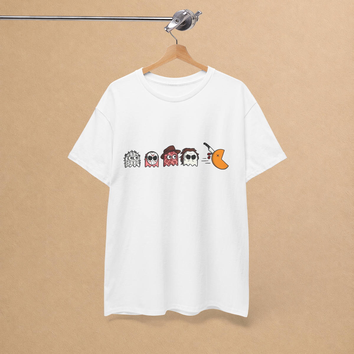 Retro Horror Ghost Graphic Tee
