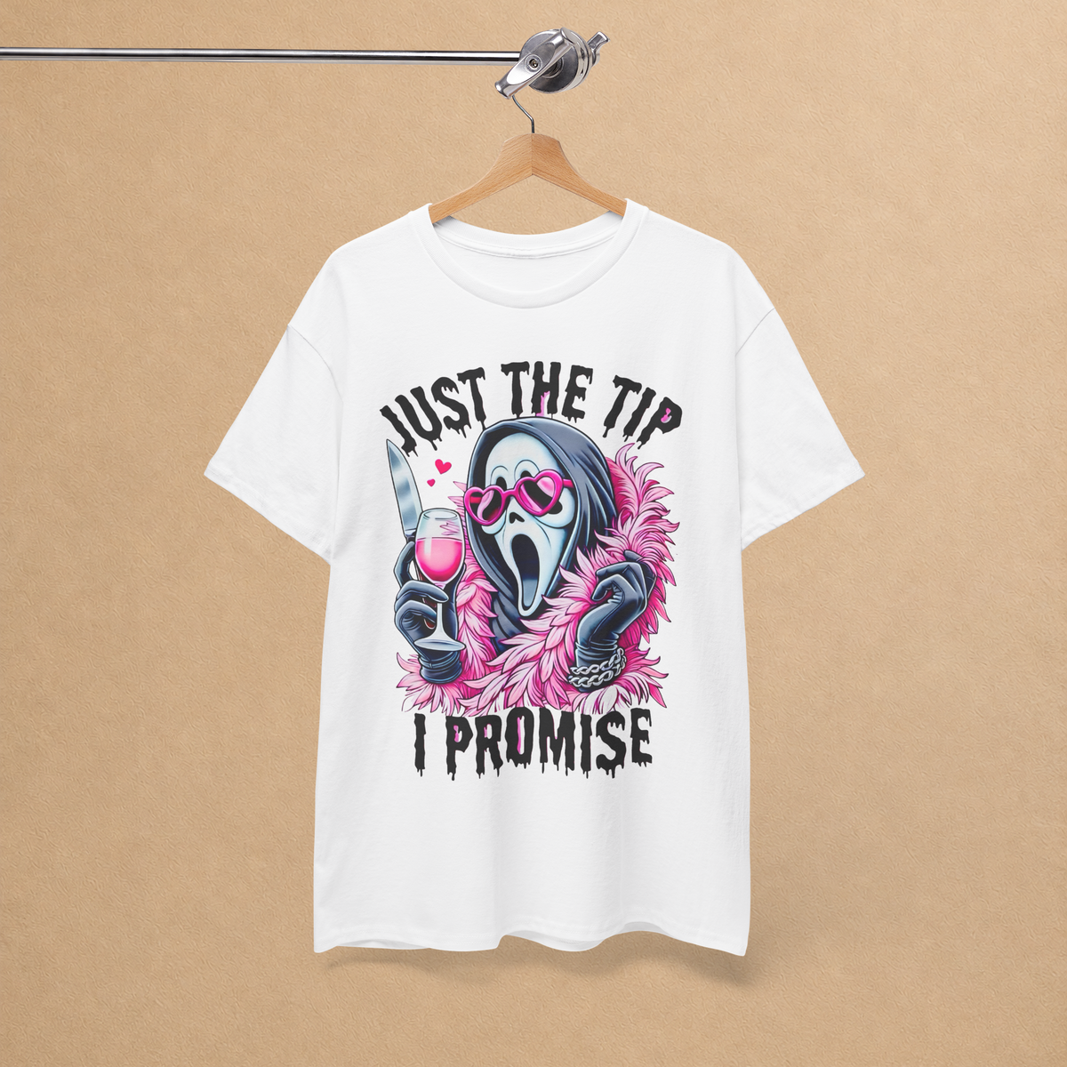 Just The Tip I Promise Graphic Tee | Horror T-Shirt
