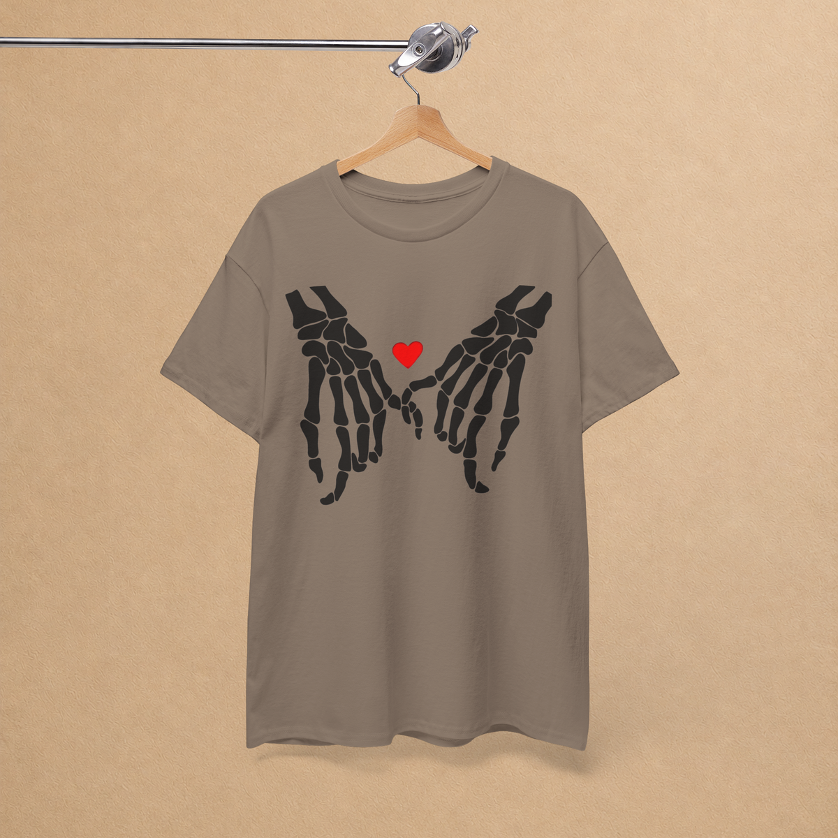 Skeleton Pinky Promise Graphic Tee | Love Never Dies T-Shirt