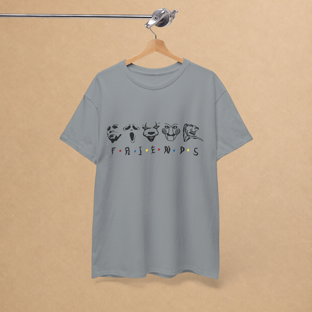 Spooky Friends Horror Graphic Tee