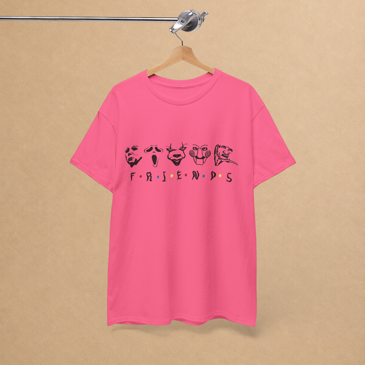 Spooky Friends Horror Graphic Tee