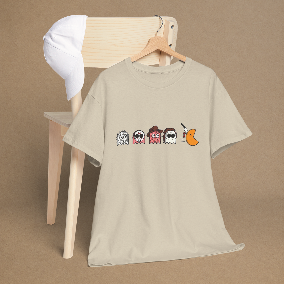 Retro Horror Ghost Graphic Tee