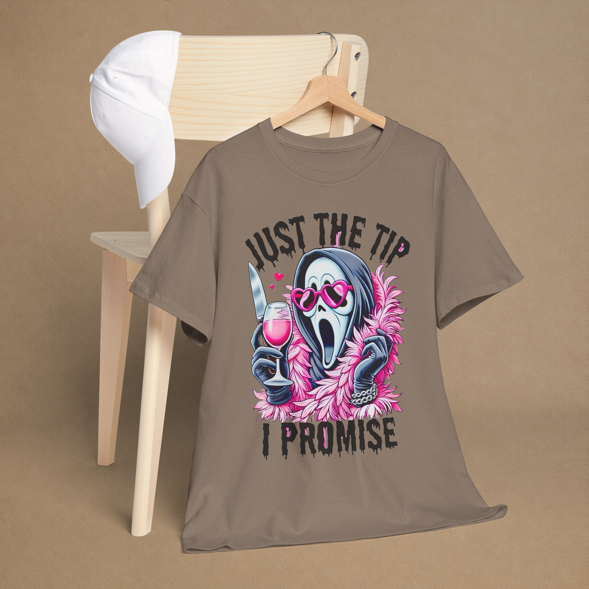 Just The Tip I Promise Graphic Tee | Horror T-Shirt