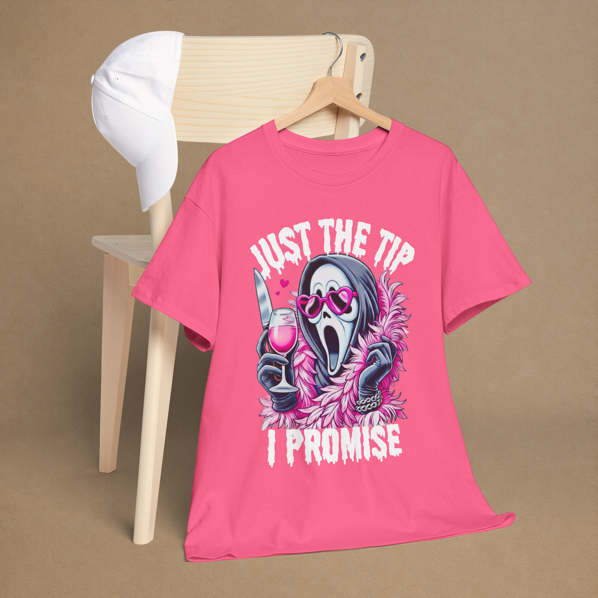 Just The Tip I Promise Graphic Tee | Horror T-Shirt