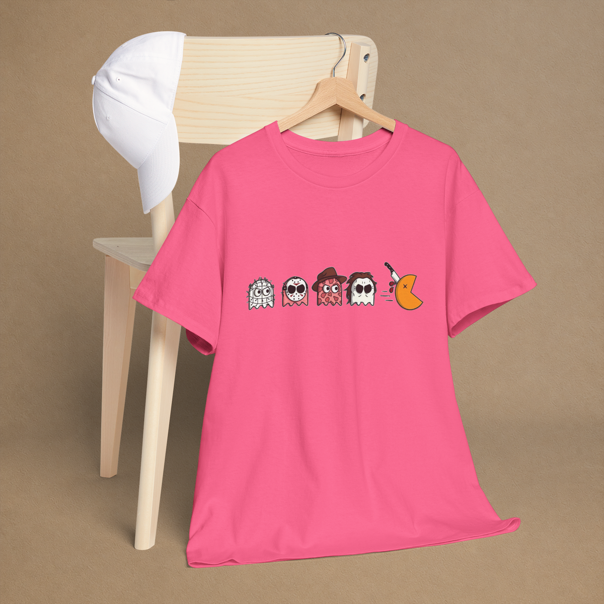 Retro Horror Ghost Graphic Tee