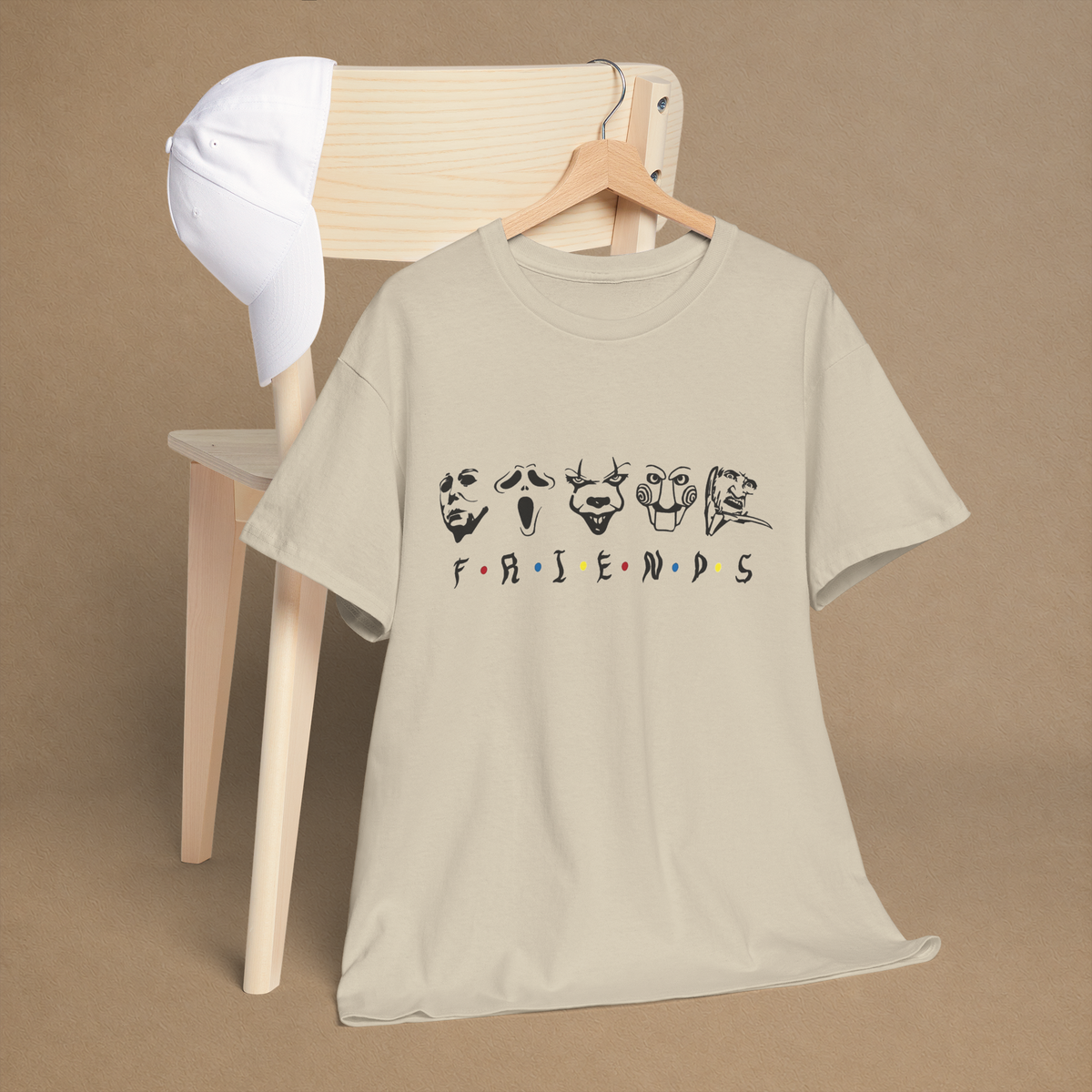 Spooky Friends Horror Graphic Tee
