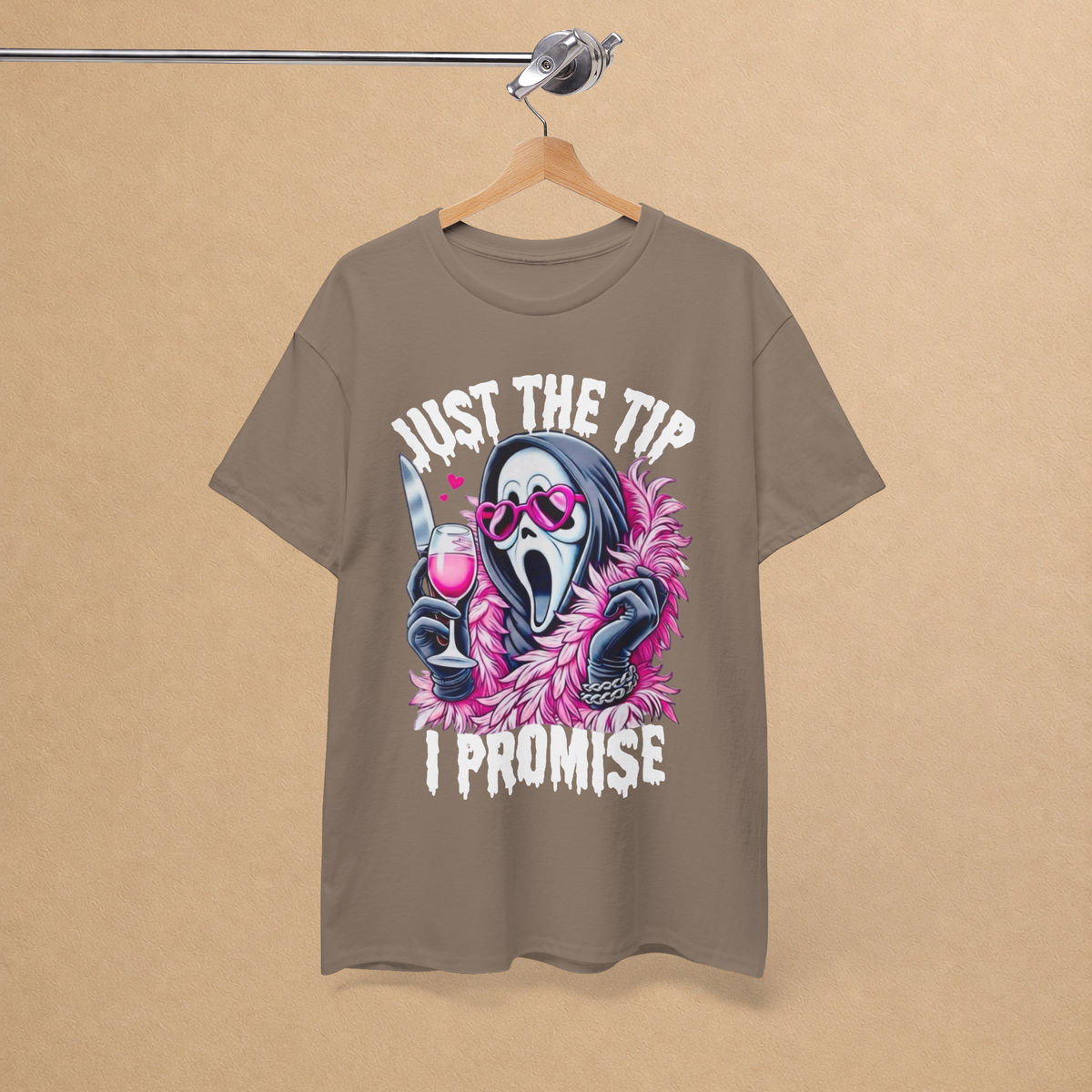 Just The Tip I Promise Graphic Tee | Horror T-Shirt