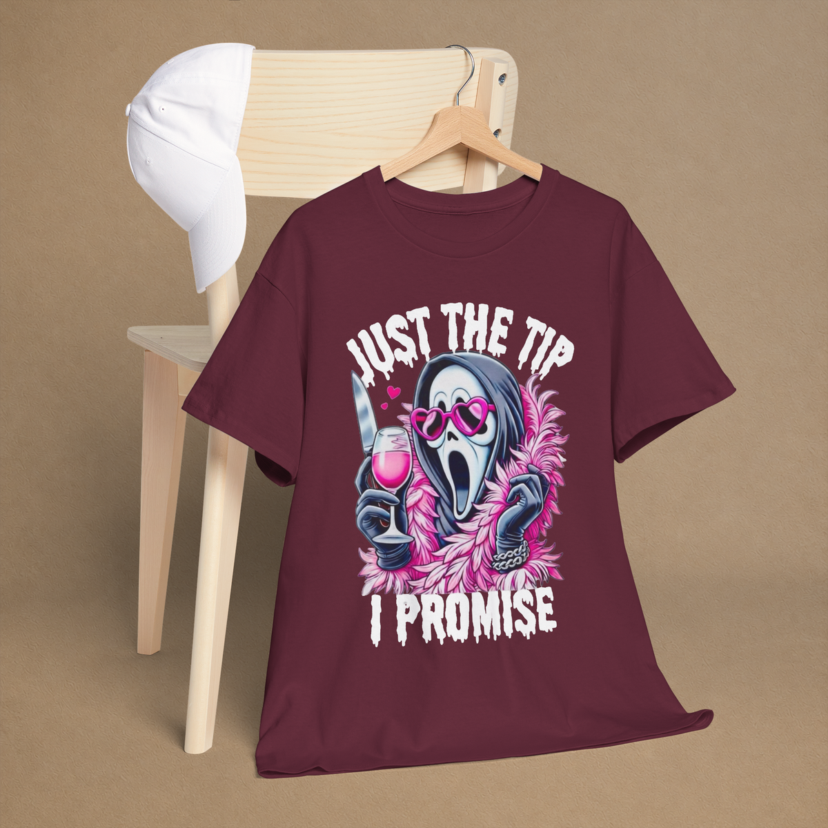 Just The Tip I Promise Graphic Tee | Horror T-Shirt