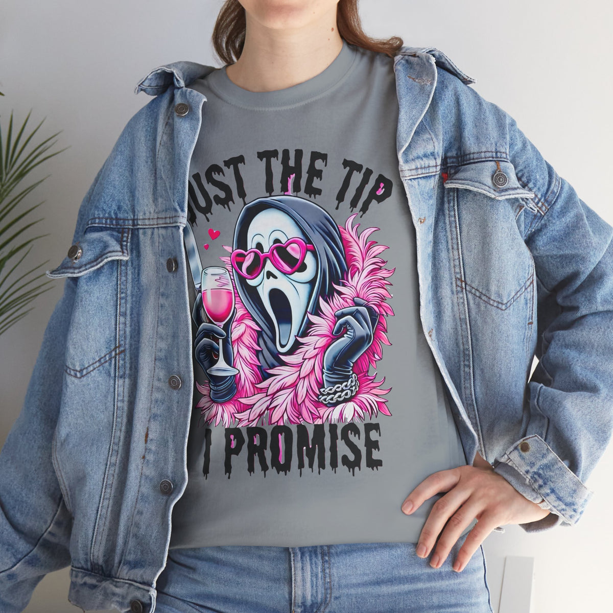 Just The Tip I Promise Graphic Tee | Horror T-Shirt