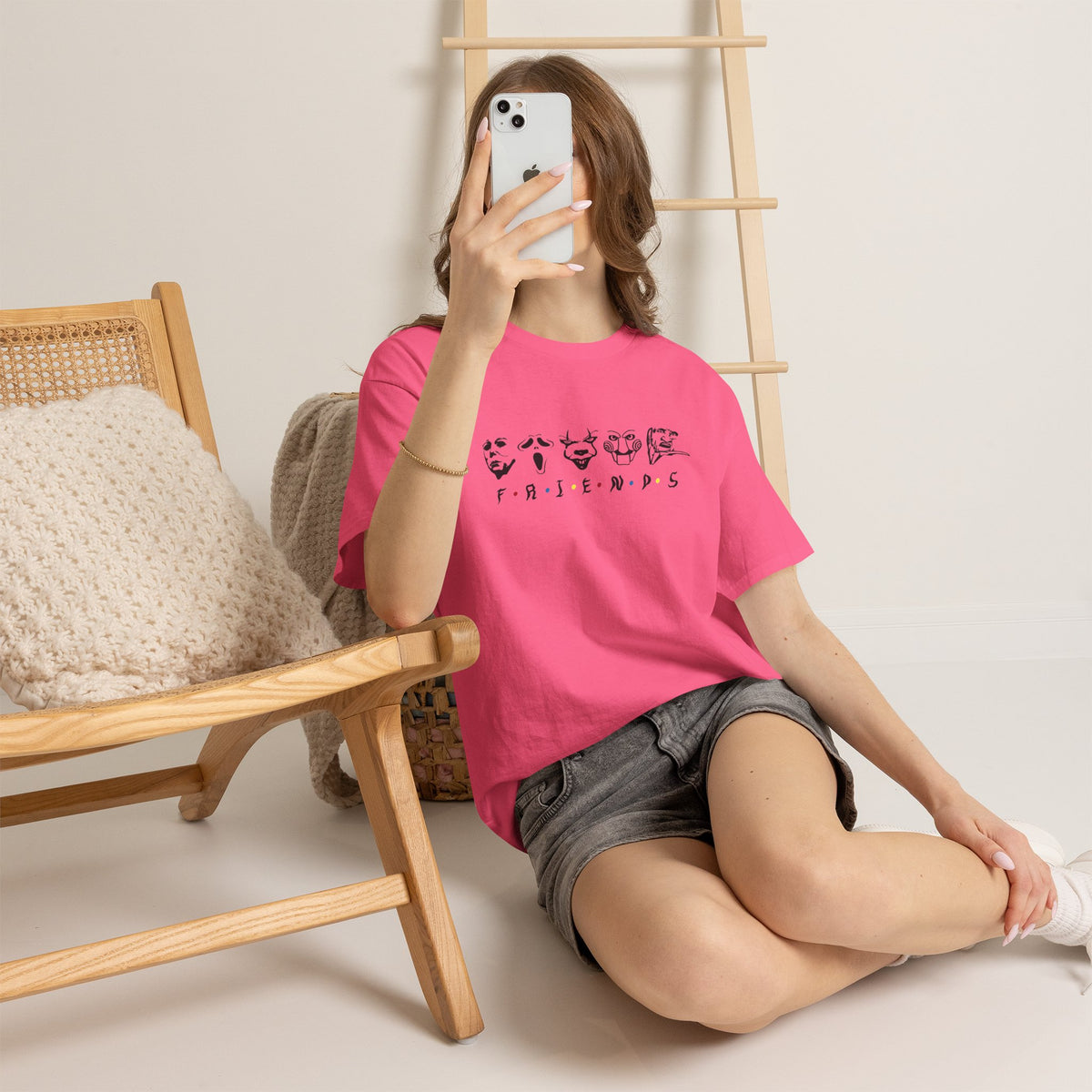 Spooky Friends Horror Graphic Tee