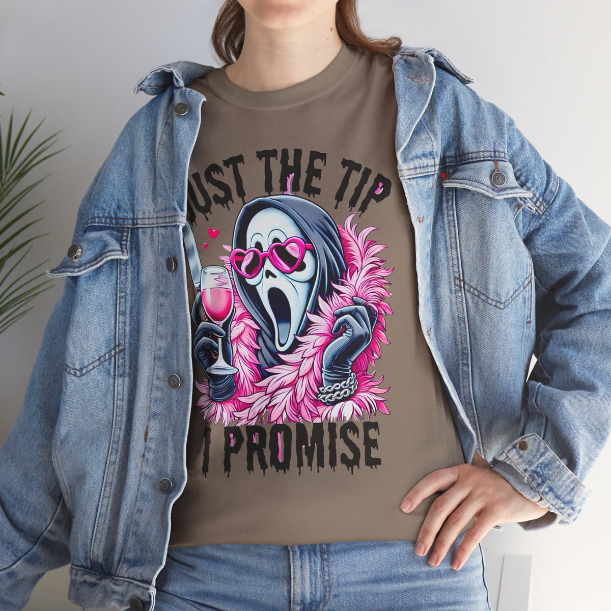 Just The Tip I Promise Graphic Tee | Horror T-Shirt