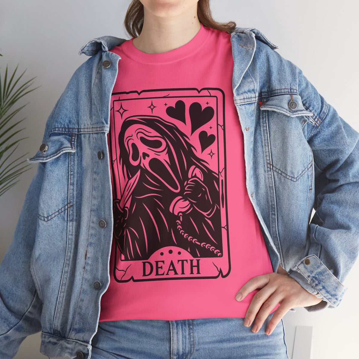 Till Death Horror Tarot Graphic Tee | Spooky Halloween Shirt