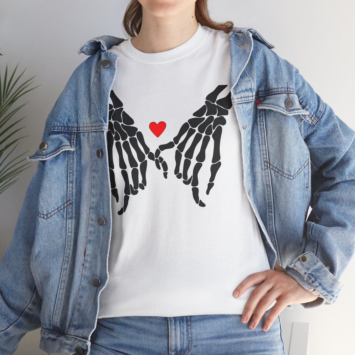 Skeleton Pinky Promise Graphic Tee | Love Never Dies T-Shirt