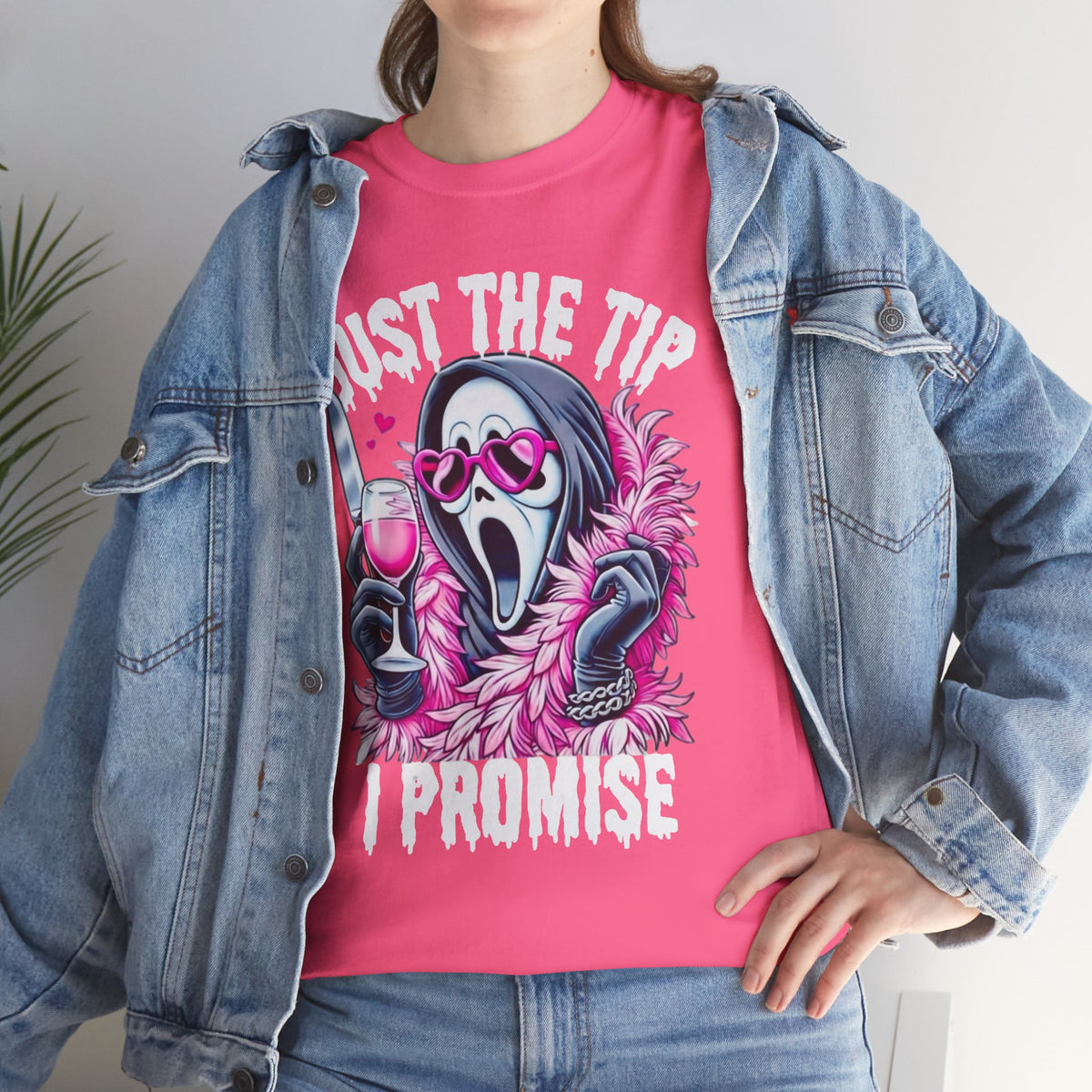 Just The Tip I Promise Graphic Tee | Horror T-Shirt