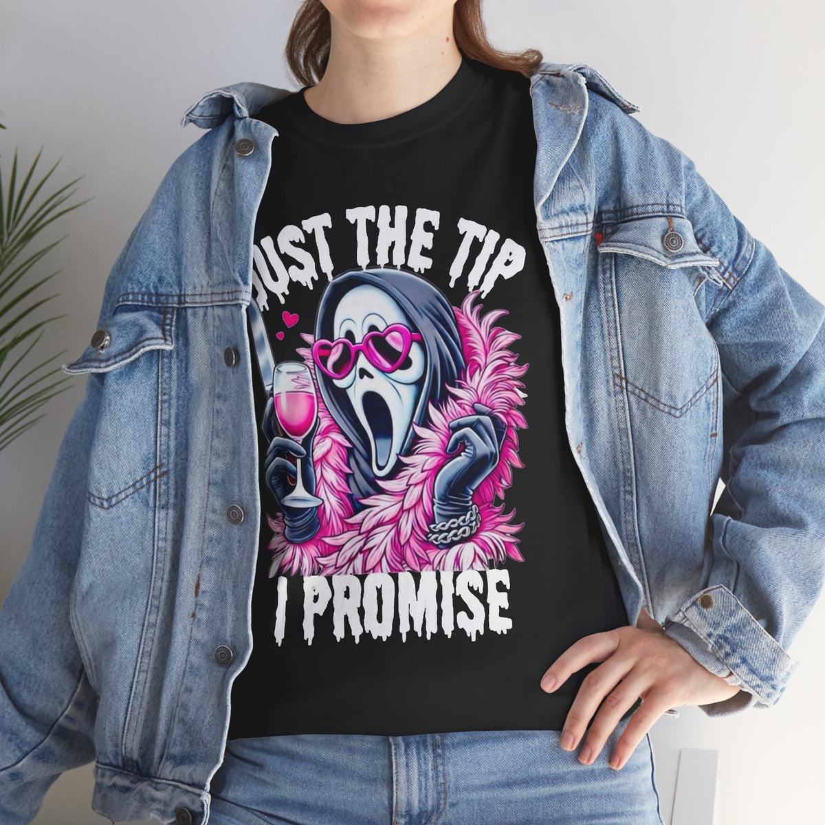 Just The Tip I Promise Graphic Tee | Horror T-Shirt