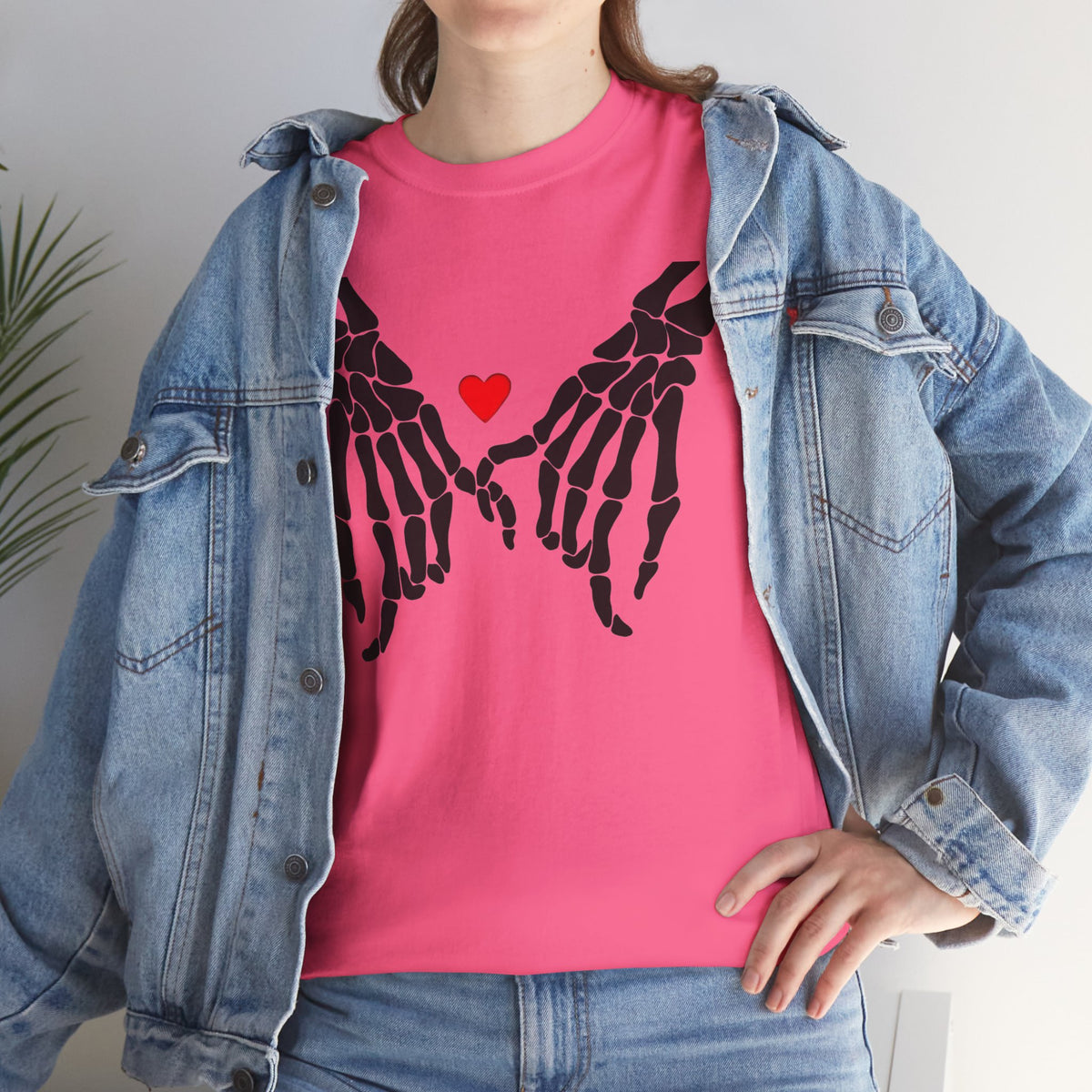 Skeleton Pinky Promise Graphic Tee | Love Never Dies T-Shirt
